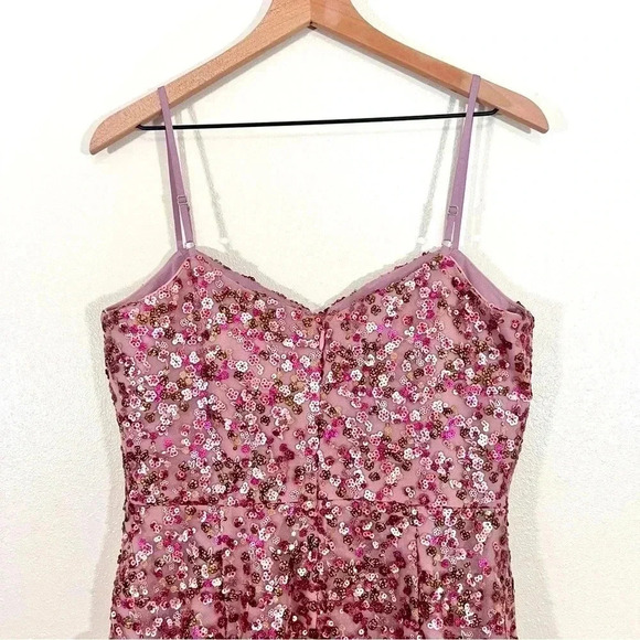 NWT Dress The Population Pink Sequins Dress - Picture 7 of 13
